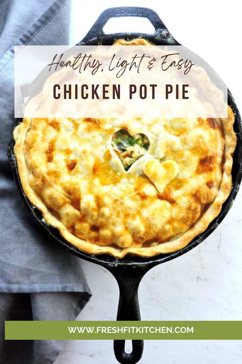 Low Cal Chicken Pot Pie Recipe, Easy Chicken Pot Pie Instant Pot, Homemade Chicken Pot Pie Healthy, Healthy Easy Chicken Pot Pie, Healthy Chicken Pot Pie Recipe Low Carb, Healthy Chicken Pie Recipe, Health Chicken Pot Pie, Healthy Chicken Pot Pie Filling, Crustless Chicken Pot Pie Casserole