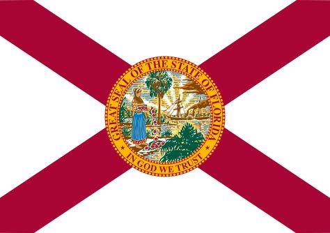 Flag of Florida Wikipedia Logo, Florida State Flag, Free Date Ideas, Us States Flags, Florida Flag, Random Facts, Outdoor Flags, U.s. States, State Of Florida