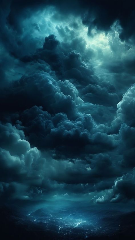 Dark Cloud Background, Dark Blue Clouds, Sea Storm, Nature Iphone Wallpaper, Lovely Flowers Wallpaper, Cloud Wallpaper, Iphone Background Images, Cool Wallpapers Art, Beautiful Landscape Wallpaper