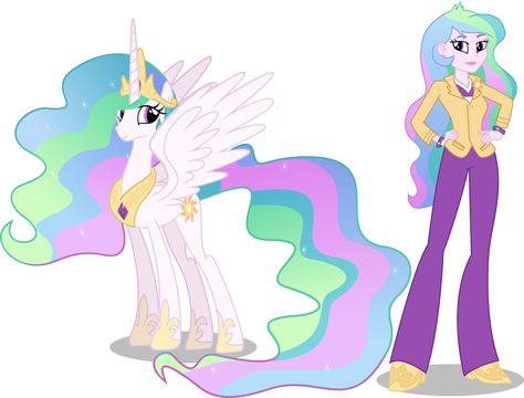 princess celestia pony and human Putri Celestia, Principal Celestia, Celestia And Luna, Anime Vs Cartoon, Equestrian Girls, Funny Parrots, Cute Kawaii Animals, My Little Pony Comic, Princess Celestia