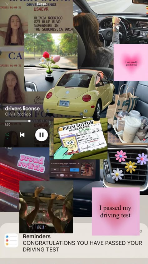 Get Driving License, Driving Test Motivation, Drivers Lisence Manifest, Driving License Vision Board, Manifest Passing Driving Test, I Will Pass My Driving Test Manifestation, Getting Driving License Aesthetic, Drivers Lisence Vision Board, Passing Driving License Aesthetic