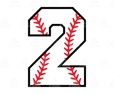 Baseball Numbers Svg Free, Softball Shirt Designs, Baseball Numbers, Number Templates, School Creative, Baseball Theme, Baseball Svg, Valentines Mugs, Birthday Svg