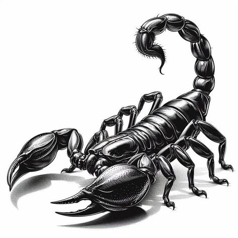 Scorpion Sketch, Scorpion Tattoo Ideas, Scorpion Drawing, Tato Realis, Scorpion Tattoo Design, Scorpion Art, Traditional Tattoo Black And White, Pair Tattoos, Cute Elephant Tattoo