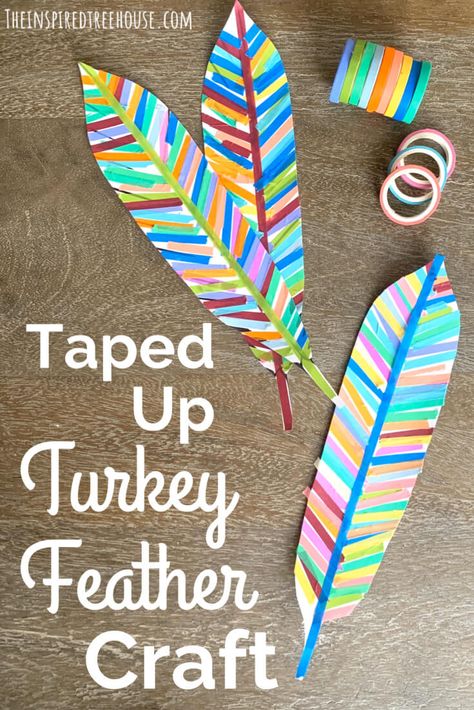 Decorate Turkey Feather For School, Thanksgiving Feather Project, Feather Activities For Toddlers, Turkey Feather Art, Turkey Feather Crafts, Feather Crafts For Kids, Turkey Feather Decor, Wednesday Crafts, Feather Ideas