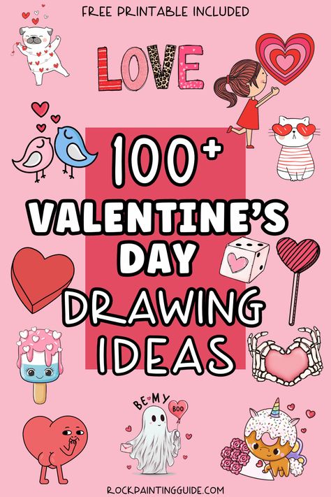 Discover a treasure trove of Valentine’s Day drawing ideas that are perfect for all skill levels and kids of all ages during this love-filled season. Get ready to unleash your creativity and spread the love with these amazing drawing ideas! With over 100 options to choose from, including adorable love-themed drawing concepts, you’re sure to find the perfect inspiration for some fun Valentine’s Day activities! Valentines Day Drawing Ideas, Valentine Doodles, Drawing Concepts, Valentine Drawing, Valentines Day Cards Diy, Amazing Drawing Ideas, Valentine Art Projects, Valentines Day Drawing, School Boxes