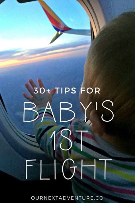 Our best tips for stress-free flying with baby, from booking your flight to at the airport. // Traveling with Baby | Flying with Infant | Travel with Kids | What to Pack | Air Travel | Plane Travel | Infant Seat | Family Travel | Fly Baby Flying With Baby, Travel Tips With Baby, Infant Seat, Travel Plane, Flying With Kids, Flying With A Baby, Airplane Baby, Newborn Hacks, Plane Travel