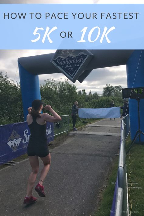 Want to run your fastest 5K or 10K? Learn how to pace 10K race and 5K race distances from a controlled start to a strong finish. 5k Training For Beginners, 5k Running Tips, 5k Training Plan, Post Pregnancy Workout, 5k Race, Running 10k, 5k Training, Running Plan, Distance Running