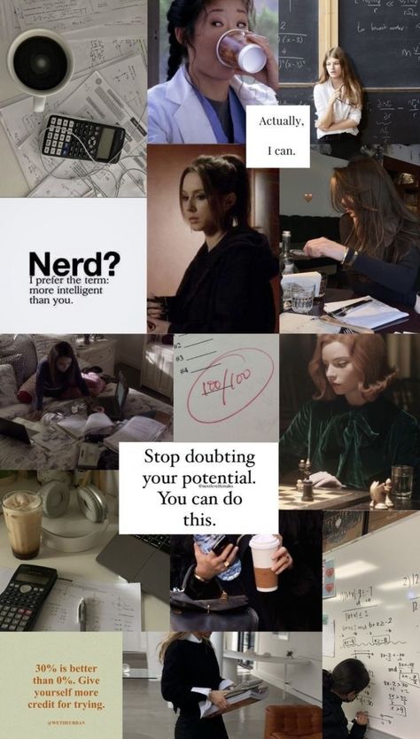 How To Make Your School Work Aesthetic, New School New Me, Genius Wallpaper, Genius Aesthetic, Study Obsession, Study Core, Girl Wallpapers, Me Core, Vision Board Wallpaper