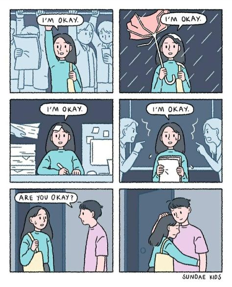 Edited unwholesome:- https://www.reddit.com/r/unwholesomememes/comments/jddnh8/phew_wait_what/?utm_medium=android_app&utm_source=share Sundae Kids, Relationship Comics, Cute Couple Comics, Couples Comics, Comics Love, Cartoons Love, Cute Couple Cartoon, Cute Love Cartoons, Cute Stories