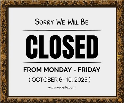 White Grunge Sorry We're Closed Temporarily T Sorry We Are Closed, White Grunge, Kindle Book Cover, We Are Closed, Etsy Banner, Campaign Posters, Blog Header, Facebook Event, Event Promotion