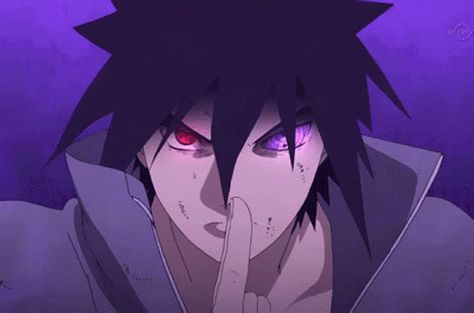 Sasuke GIF - Sasuke - Discover & Share GIFs Sasuke Uchiha, Naruto, Gif, Hair, Anime