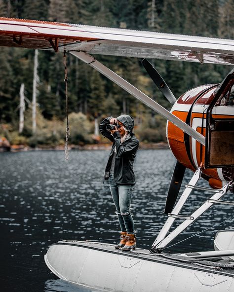 Locations Aesthetic, Farm Outfit, Photo Avion, Bush Pilot, Bush Plane, Sea Plane, Ketchikan Alaska, Float Plane, Journal Collage