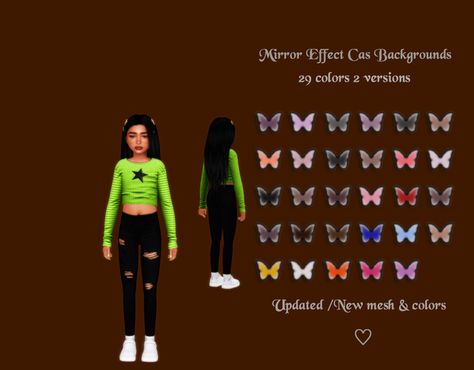 ♡ Mirror Effect Cas Backgrounds Updated NEW MESH & COLORS | Patreon Sims 4 Cas Background, Cas Background, Double Mirror, Brown Mirror, Mirror Effect, Sims 4 Cas, Sims 4 Custom Content, Sims Cc, Sims 4