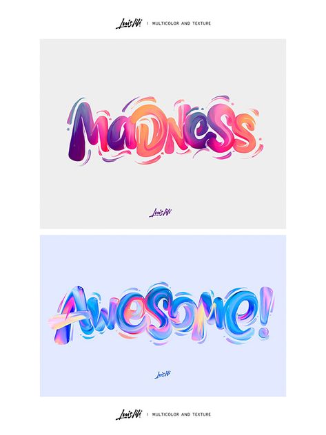 Handmade Fonts Hand Lettering, Lettering Names Ideas, Gradient Typography, Dynamic Typography, Poster With Text, Poster Text, Typographic Logo Design, Design Club, Desain Buklet