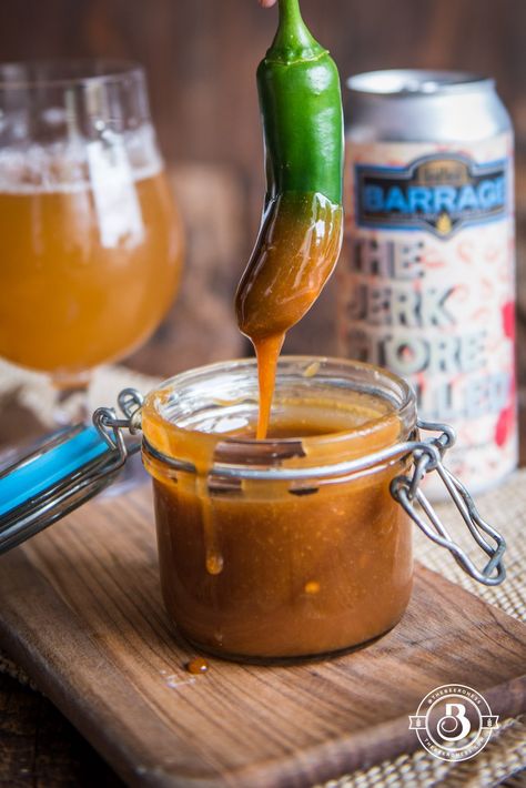 Beer Caramel Sauce: Jalapeno IPA Caramel - Domestic Fits Beer Caramel Sauce, Beer Caramel, Evaporated Milk Substitute, Caramel Dipping Sauce, Coconut Caramel Sauce, Beer Sauce, Belgian Ale, Homemade Beer, Caramel Recipes Sauce