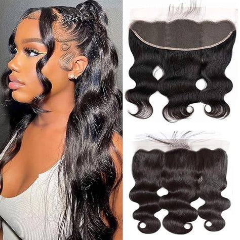 Amazon.com : 12 Inch 13x4 Transparent Lace Frontal Closure Brazilian Body Wave Lace Frontal Closure 12A Unprocessed Ear To Ear HD Lace Frontal Closures Natural hairline 150% density Natural Color : Beauty & Personal Care Closure Weave, Hair Knot, Lace Frontal Closure, Frontal Closure, Hair Closure, Brazilian Body Wave, Brazilian Virgin Hair, Straight Human Hair, Hair Weft