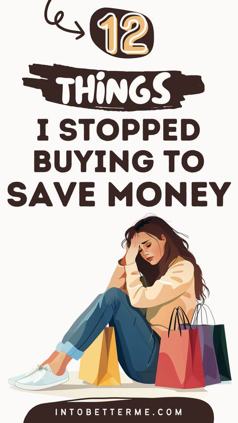 Find out about the 12 things I no longer buy to save money. Learn how eliminating these purchases has helped me save more and live better. With a few changes to your spending habits, you too can save money without sacrificing your lifestyle. Start making smarter choices today! #SaveMoney #FrugalLiving #SmartSpending