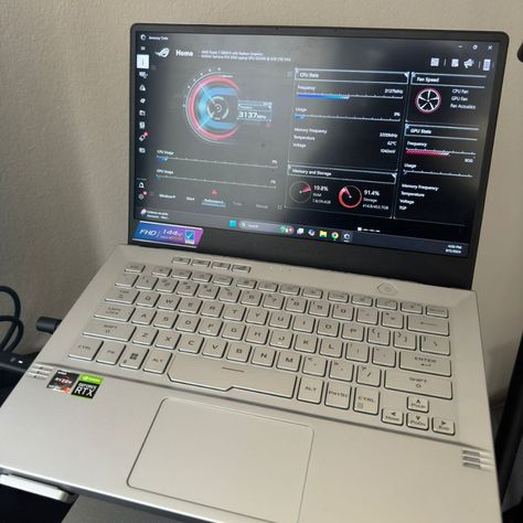 Hello Everyone! I’m Selling My Personal Gaming Laptop, Which Is In Perfect Condition. As A Gaming Enthusiast, I Take Great Care Of My Equipment. I Perform A Thorough Dust Cleaning Every Two Weeks, A Process I Can Demonstrate In Person. The Reason For The Sale Is That I’m Upgrading To A Desktop Computer. Rest Assured, We Can Thoroughly Test The Laptop Before You Decide To Purchase It. Specifications: Model: Asus - Rog Zephyrus 14" Display: Fhd With A 144hz Refresh Rate Processor: Amd Ryzen 7 Memory: 32gb Ddr4 Ram + 8gb Virtual Graphics Card: Nvidia Geforce Rtx 3060 Storage: 512gb Pcie Ssd Battery: In Excellent Condition Windows 11 This Laptop Has Been Meticulously Maintained And Upda Rog Zephyrus G14, Asus Computer, Asus Rog Zephyrus, Laptop Asus, Asus Laptop, Cleaning Dust, Gaming Laptop, Asus Rog, Graphics Card