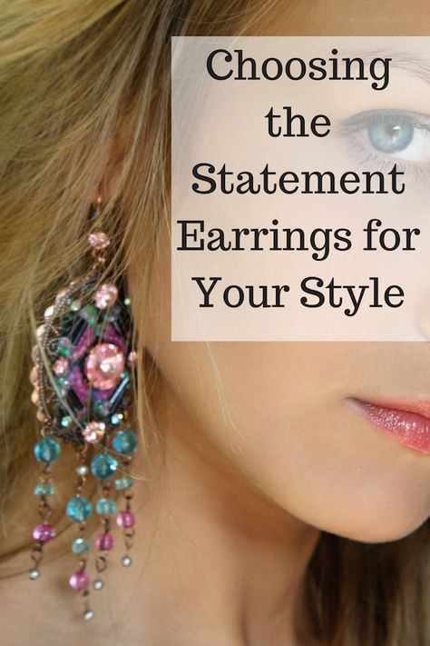 Choosing the Statement Earrings for Your Style How To Style Statement Earrings, Statement Earrings Outfit, Earrings Outfit, One Shoulder Gown, Casual Jewelry, Large Hoop Earrings, Bohemian Earrings, All Black Outfit, Boho Look