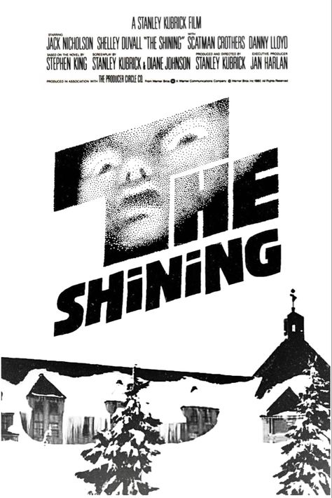 Black And White Movie Posters, The Shining Movie Poster, Shining Movie Poster, The Shining Poster, The Shining Movie, Dorm Stuff, Printable Black And White, Black And White Movie, Coloured Paper