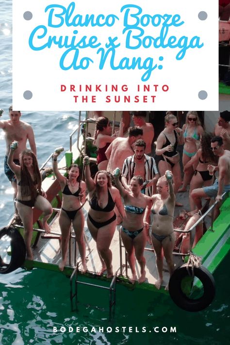 There are many booze cruise options out there but very few of them come close to the Blanco Booze Cruise. We’ve put together a truly epic 4 Island Tour of Krabi that can’t be topped. This party boat and drinking cruise is the best of the best and sure to leave you with an experience to remember. If you can remember it, that is.  #Krabi #BoozeCruise #PartyHostel #Thailand Cruise Looks, Party Boat, Booze Cruise, Ao Nang, Drinking Party, Drinking Quotes, Boat Party, Drinking Humor, Island Tour