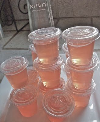 Nuvo Jello Shots Recipe: Pink Jello Shots | Divas Can Cook Pink Jello, Shots Aesthetic, Easy Jello Shots, Bachelorette Party Food, Jello Shooters, Jelly Shots, Divas Can Cook, Pudding Shots, Jello Shot Recipes