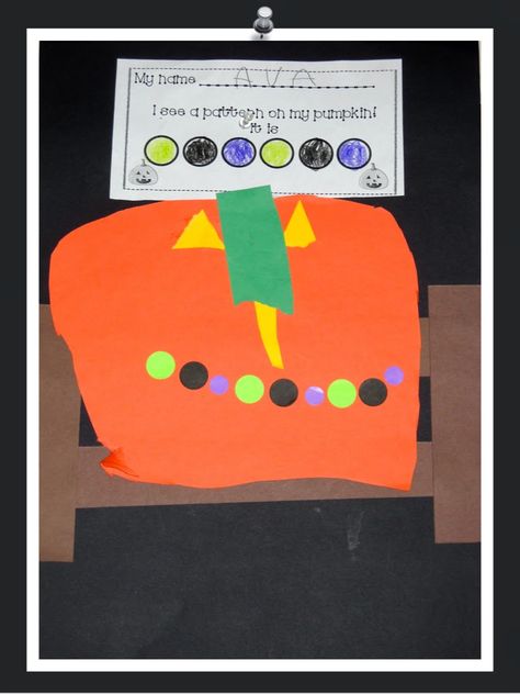 Halloween Patterning Kindergarten, Pattern Craft Kindergarten, Fall Patterning Kindergarten, Halloween Patterns Kindergarten, Halloween Pattern Activities, Pattern Art Kindergarten, October Crafts Kindergarten, Patterns Kindergarten Activities, Kindergarten Halloween Math Centers