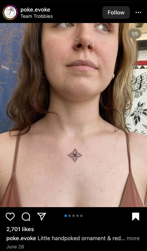 Small Chest Ornament Tattoo, Chest Ornamental Tattoo, Dainty Chest Tattoo, Ornamental Chest Tattoo, Clavicle Tattoos, Small Chest Tattoo, Tattoo Fixes, Umbrella Tattoo, Clavicle Tattoo