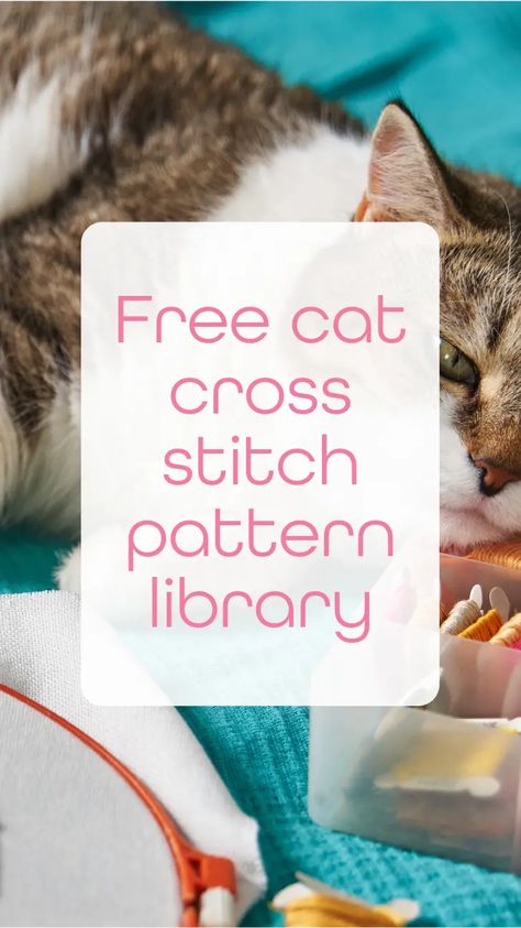 Free cat cross stitch pattern library - Craft with Cartwright Cat Graph Pattern, Cross Stitch Bookmark Patterns Free Cat, Free Cat Cross Stitch Chart, Cross Stitch Cat Pattern Free, Free Cat Cross Stitch Patterns, Cute Cross Stitch Patterns Free, Fun Cross Stitch Patterns, Cat Pixel Pattern, Baby Cross Stitch Patterns Free