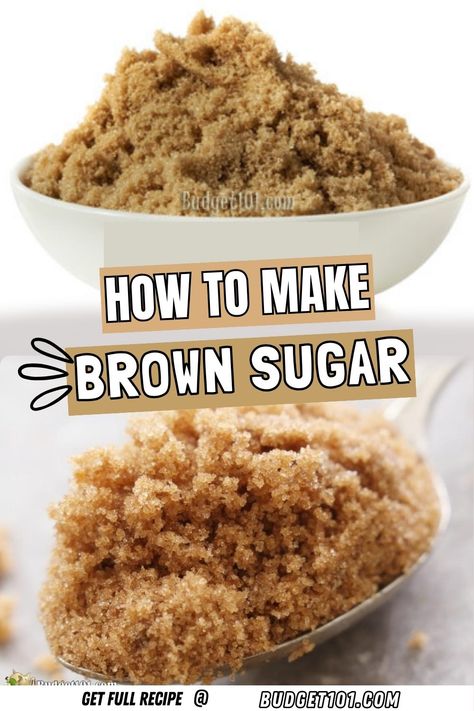 bowl of rich brown sugar Recipes Ramen, Substitute For Brown Sugar, Hard Brown Sugar, Recipes Squash, Recipes Kale, Recipes Eggplant, Soften Brown Sugar, Eggnog Recipes, Homemade Brown Sugar