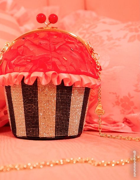 Kitsch Birthday, Novelty Handbags, Betsey Johnson Clothes, Betsey Johnson Handbags, Popular Handbags, Birthday Cupcake, Betsey Johnson Dresses, Yummy Cupcakes, Find Work