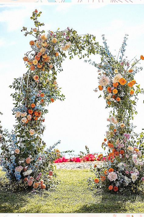 Another stunning arch idea is ideal for your wedding. You’ll love that for elevating your ceremony. Save this inspiration to your ceremony ideas. Spring Arbor Wedding, Wedding Arch Inspiration, Arbor Ideas Wedding, Arch Concept, Flower Arches, Wedding Arch Ideas, Floral Wedding Arch, Romantic Ceremony, Wedding Arbor