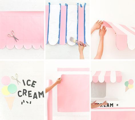 Ice Cream Birthday Party Theme, Walls Ice Cream, Happy Ice, Ice Cream Party Theme, Ice Cream Party Decorations, Ice Cream Stand, Ice Cream Cart, Ice Cream Birthday Party, Ice Cream Theme