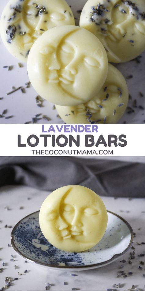 Soothe dry skin with these lavender lotion bars. You will love how easy it is to make this lotion bar with ingredients to soothe the skin. Lavender Lotion Bars Diy, Herbal Lotion Bars, Lavender Lotion Bars, Honey Lotion Bars, How To Make Lotion Bars, Bees Wax Lotion Bars, Beeswax Lotion Bars Recipe, Diy Lotion Bars Recipes, Non Greasy Lotion Bars