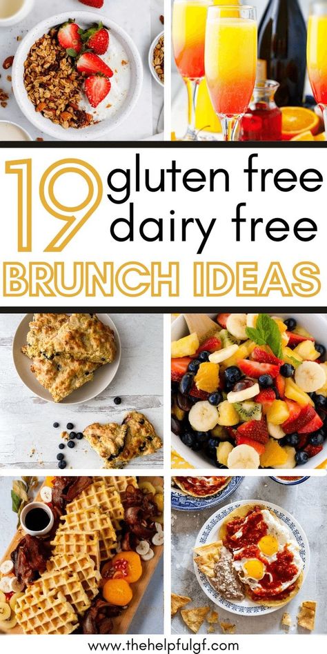 Dairy Free Brunch Ideas, Dairy Free Brunch Recipes, Dairy Free Brunch, Gluten Free School Lunches, Gluten Free Brunch Recipes, Gluten Free Brunch, Pebbles Cereal, Healthy Waffles, Best Brunch Recipes