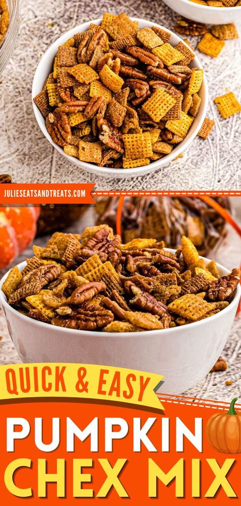 Pumpkin Chex Mix, fall, pumpkin Pumpkin Snack Mix Recipes, Chex Mix Pumpkin Spice, Chex Mix With Pecans, Pumpkin Chex Mix Fall Snacks, Fall Chex Mix Recipes Pumpkin Spice, Cinnamon Chex Mix Recipes Fall Snacks, Chex Mix Recipes Autumn, Pumpkin Spice Trail Mix Recipes, Pumpkin Pie Chex Mix Recipe