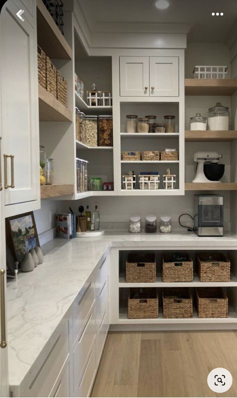 Laundry Room Butlers Pantry Combo, 2025 Kitchen, Small Kitchen Redo, Pantry Door Ideas, Pantry Closet Design, Pantry Layout, House Pantry, Pantry Inspiration, Pantry Laundry Room