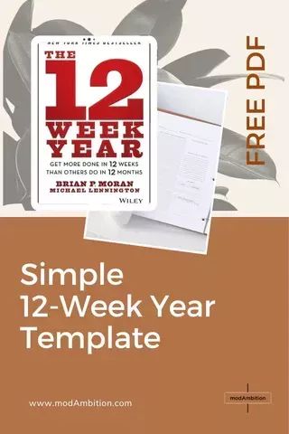 #Organisation #12_Week_Year_Templates #12_Week_Year #The_12_Week_Year Planner For Moms, 12 Week Year, Office Design Inspiration, Paper Planner, Work Routine, Planner Tips, Notion Template, Year Plan, Goals Planner