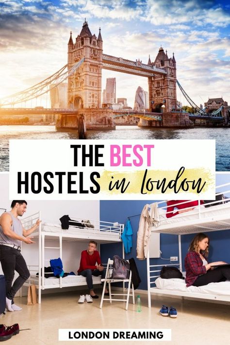 Looking for the most affordable, fun and sociable hostels in London? You've just found them! Discover the best hostels in London with this ultimate guide! #london #hostels #besthostelsinlondon #londonhostelguide Hostel Life, London Hostels, Edinburgh Travel, Bath Travel, London Hotel, London Guide, Moving Abroad, United Kingdom Travel, Visiting England