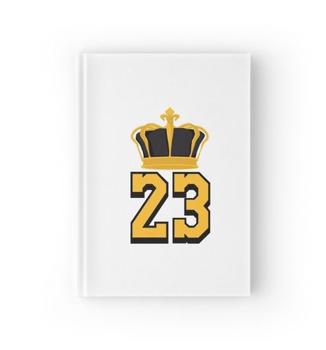 High-quality hardcover journal with wraparound print. 128 pages in ruled, graph or blank options. A design of Lebron James number 23 with a crown on it referencing his nickname king james. The perfect gift for all sports fans. Lebron James Tattoos, Lebron James Number, Basketball Tattoos, King Lebron James, King Lebron, All Sports, King James, Lebron James, Hardcover Journals