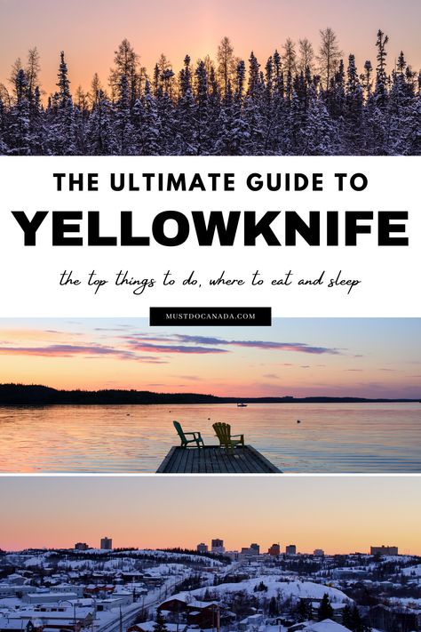 Here's your ultimate travel guide to Yellowknife, Northwest Territories including all the best things to do in Yellowknife, where to go, best parks, and so much more! Start planning your Yellowknife road trip today! I what to do in Yellowknife I Canada travel I Northwest Territories travel I places to go in Yellowknife I where to go in Northwest Territories I attractions in Yellowknife I activities in Yellowknife I where to stay in Yellowknife I #Yellowknife #NorthwestTerritories #Canada #NWT Yellowknife Canada, Northern Canada, Canada Travel Guide, Cool Things To Do, Canadian Travel, Camping Stuff, Canada Road Trip, Northwest Territories, Visit Canada