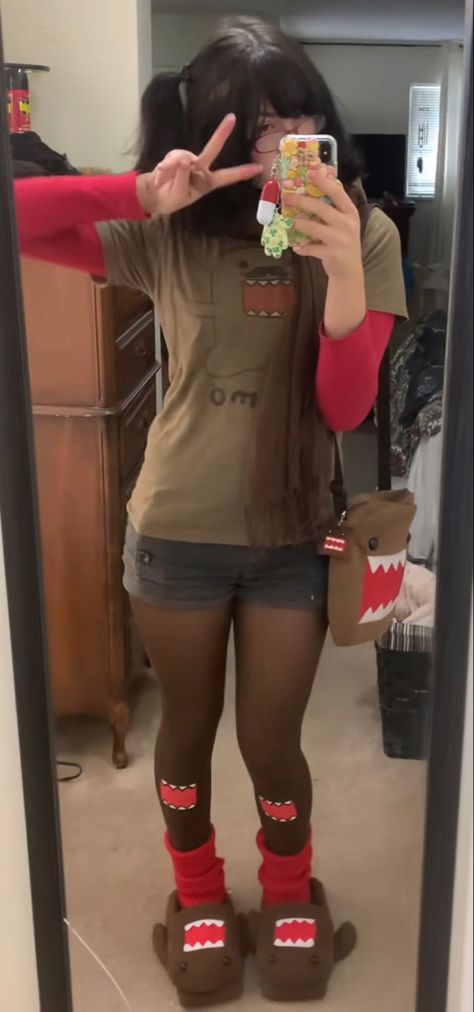 Domo Outfit, Foto Cartoon, Ropa Diy, Swaggy Outfits, Really Cute Outfits, Kawaii Clothes, 2000s Fashion, Didi, Character Outfits