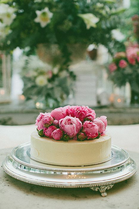 Wedding Cheesecake, Cakes Pink, Single Tier Cake, Dessert Oreo, Single Layer Cakes, Wedding Style Inspiration, Gateaux Cake, Wedding Dessert, Cupcake Cake