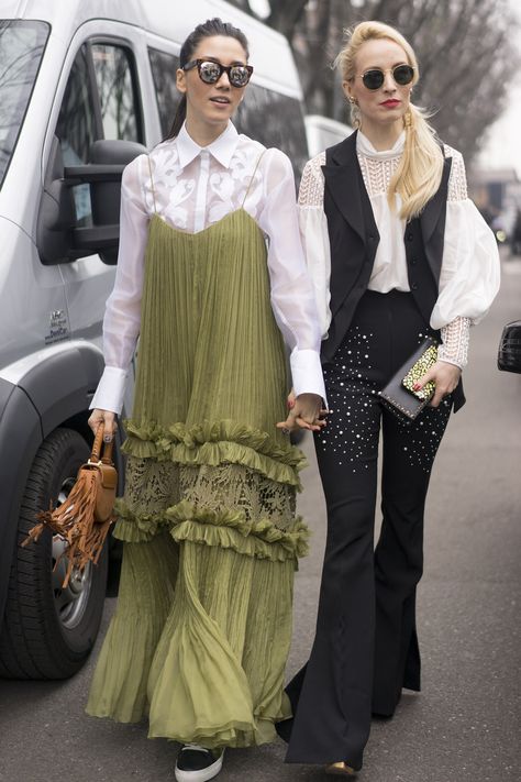 Day 3 Mode Pop, Milan Fashion Week Street Style, Frou Frou, Popsugar Fashion, Looks Street Style, Milan Fashion Weeks, Autumn Street Style, Street Style Inspiration, Mode Inspo