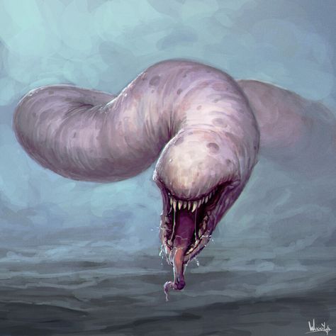 Fog Worm, Ari-Matti Toivonen on ArtStation at https://www.artstation.com/artwork/oOWPwO Worm Monster, Monster Hunter Series, D D Monsters, Alien Character, Dnd Monsters, Monster Hunter, Dark Souls, Creature Design, Creature Art