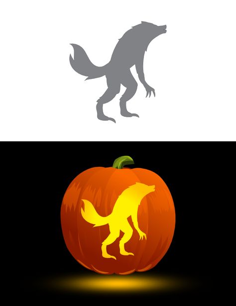 Printable Werewolf Side View Pumpkin Stencil Werewolf Pumpkin Carving, Werewolf Pumpkin, Pumpkin Stencils, Halloween Pumpkin Carving Stencils, Carving Stencils, Pumpkin Carvings Stencils, Pumpkin Stencil, Halloween Pumpkins Carvings, Halloween Pumpkin