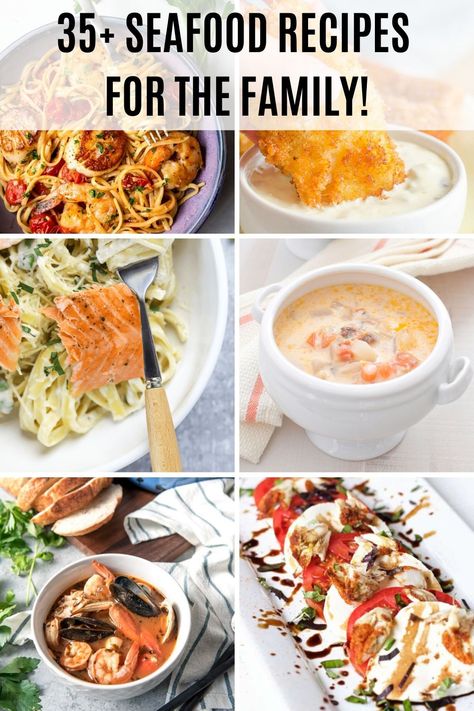 35+ Impressive Seafood Recipes For Everyone in the Family! Crowd Appetizers, Appetizers Low Carb, Recipes For A Crowd, Fish Friday, Recipes For The Family, Appetizers For A Crowd, Easy Seafood, Easy Seafood Recipes, Seafood Dinner