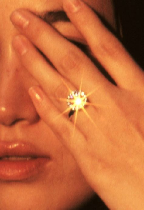 Woman with diamond ring in shot by Monika Mogi: http://www.dazeddigital.com/photography/article/18815/1/the-ardorous-manifesto Sade Aesthetic, Real Aesthetic, Gold Aesthetic, Red Thread, Orange Aesthetic, All I Ever Wanted, Vsco Filter, Foto Ideas Instagram, Yellow Aesthetic