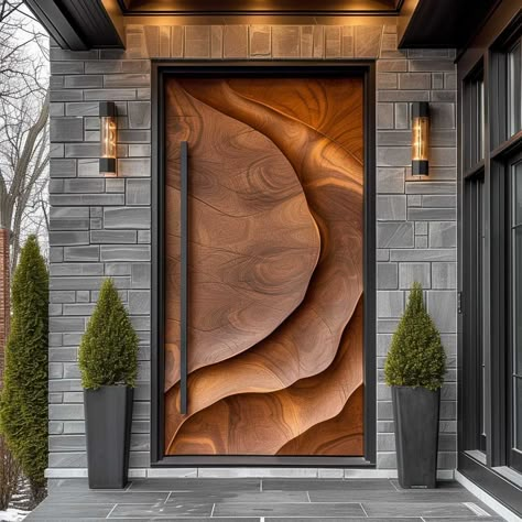 The Art of Modern Door Design for Your Main Entrance • 333+ Images • [ArtFacade] Modern Door Design, House Front Door Design, Detail Arsitektur, Main Entrance Door Design, Main Entrance Door, Home Door Design, Entrance Door Design, التصميم الخارجي للمنزل, Door Design Modern