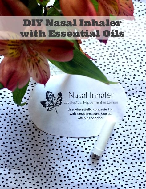 diy nasal inhaler essential oils Essential Oils Sinus, Fall Allergies, Nasal Inhaler, Essential Oil Inhaler, Home Remedies For Allergies, Lemon Uses, Sinus Relief, Homemade Essential Oil, Essential Oils Herbs